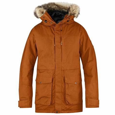 Fjallraven Barents Parka Hungary - Sárga Kabát Sárga OBJ260457